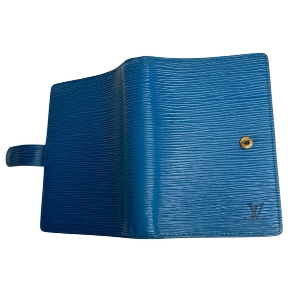 Louis Vuitton Ring Agenda Cover Epi Blue Leather PM - Picture 3 of 16